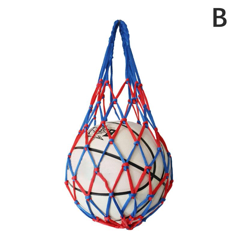 Football Net Bag Nylon Bold Storage Bag Single Ball Carry Portable Equipment