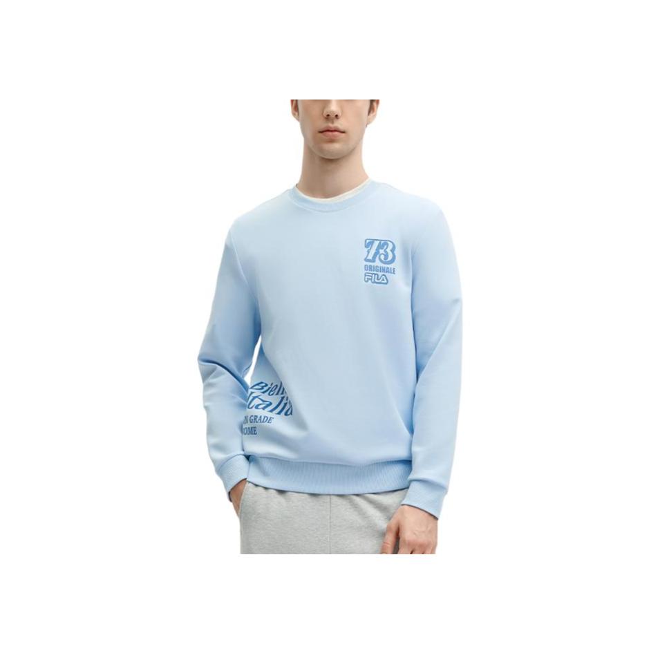 New FILA Sweatshirts Men's Sky Blue F11M419202F-LB