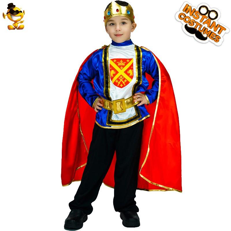 Children's style little king stage wear party clothes masquerade party clothes cosplay clothes