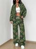1116 New Popular Autumn and Winter New European and American Women's Clothing Flower Printing Suit Women