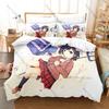Cool Icon Gabriel & Satania Graphic Gabriel Dropout Anime Bedroom Decor Bedding Duvet Cover + 2 Pillowcases Anime Fan Room Decor