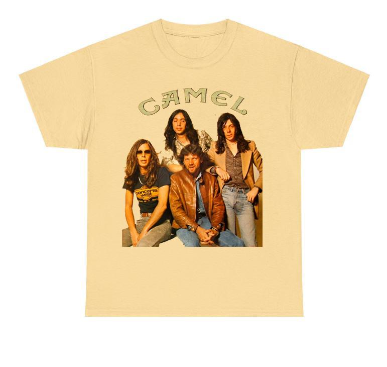 

NEW Camel Band Member Retro Yellow Haze All Size Gift Shirt Unisex T-Shirt M