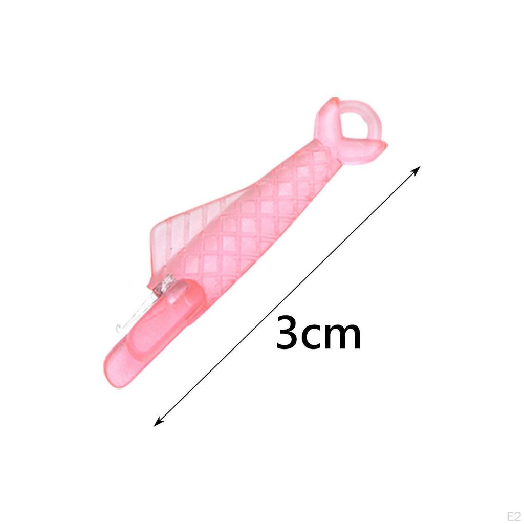 20 Pieces Fishing Type Pin Threader Sewing Machine for Hand Household Apparel