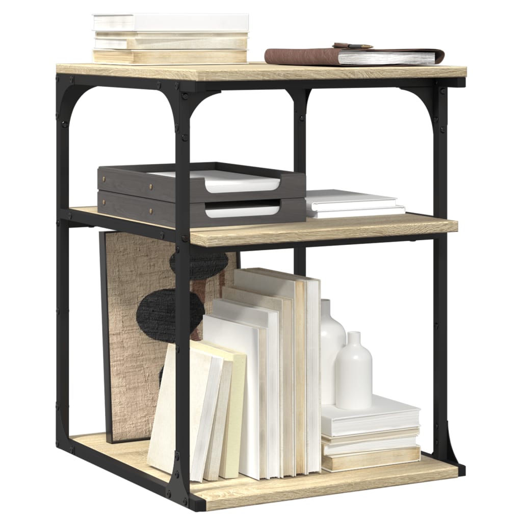 Vidaxl Printer Stand, 3-Tier, Sonoma Oak, 43X48X64 Cm