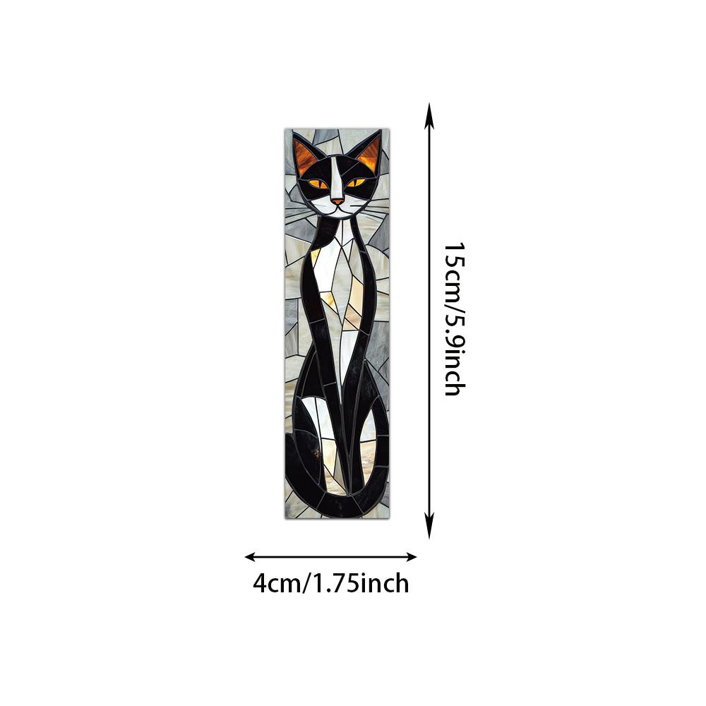 30PCS Elegant Cat Bookmarks Exquisite Reading Pages Book Markings Student Creative Gifts Decoration Page Markings Cards