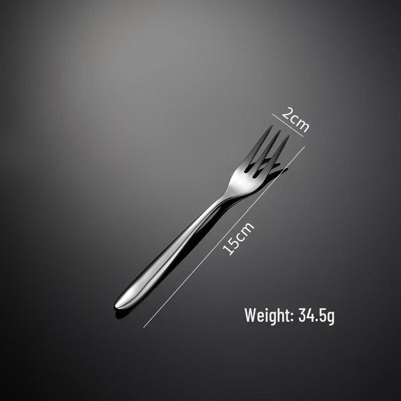 

Qianxing 304 Stainless Steel Tea Forks - 5-Pack