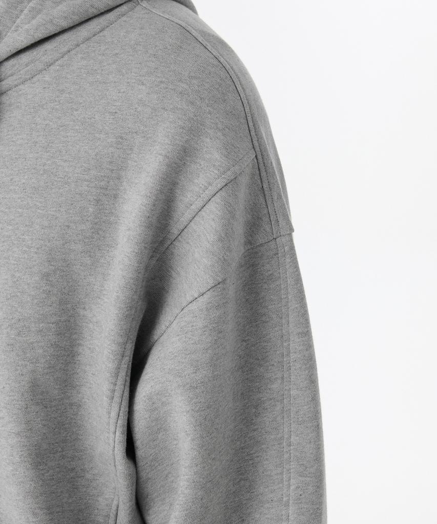 Musinsa Standard Extra Oversized Open Hooded Sweat Zip-Up [Medium Grey]