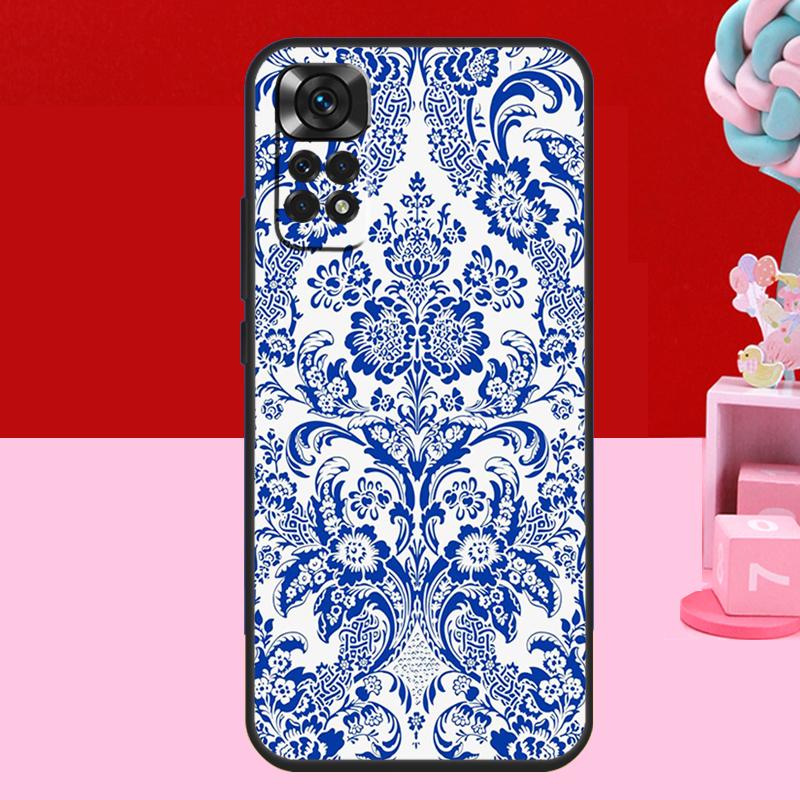 Blue and White Porcelain Case For Xiaomi Redmi Note 14 13 12 11 10 15 Pro Plus Redmi 15 C 10C 12C 13C 14C Soft Cover