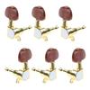 Guitar String Tuning Pegs Guitar Machine Head Set Guitar String Tuning Key Tuners for Acoustic Electric Guitar 3L 3R