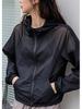 Women's Spring Hooded Windbreaker: Lightweight Anti-UV Sun Protection Jacket