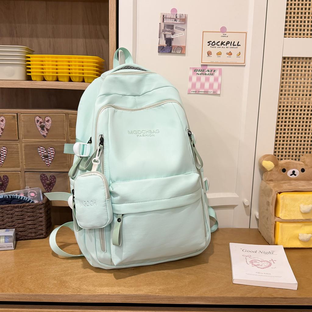 Schoolbag High-value College Style Backpack Japanese Harajuku Girl Backpack Casual Versatile Student Class Tutoring Schoolbag Woman