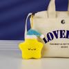 Niedlicher Plüschsterne Schlüsselanhänger Flauschig Weich Lustig Rucksack Anhänger Praktisch Kawaii Gelbe Charms Geschenke Für Kinder Schmuck Accessoires