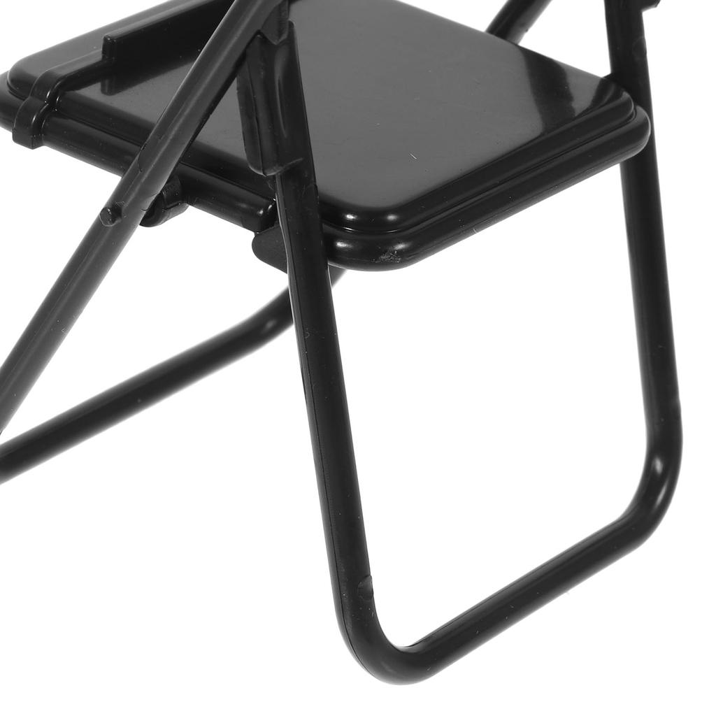 Stuhlständer Telefon Miniatur Mini Faltbare Möbel Zelle Desktop Schreibtisch Haus Halter Modell Winzige Deko-Accessoires Faltbares Handy