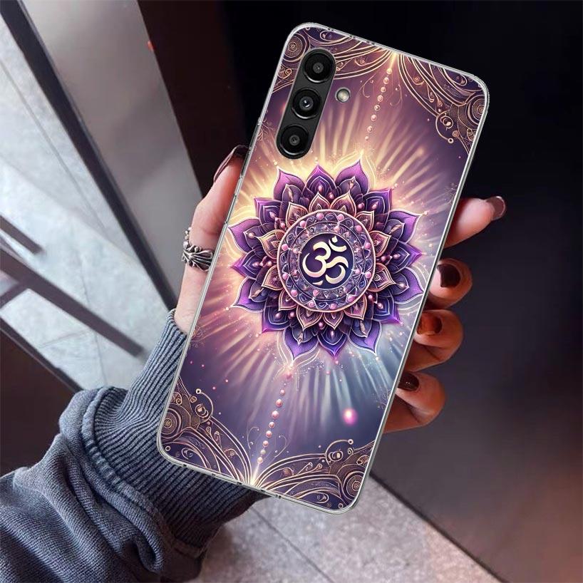 Mandala Chakra Insist Yoga Phone Case For Samsung Galaxy A17 A16 A15 A14 A13 A57 A56 A55 A54 A53 A37 A36 A35 A34 A33 A26 A25 A24