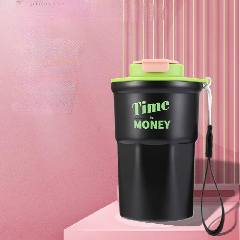 

Stainless Reusable Cup Coffee Mug Drinkware Espresso Cups Thermos Bottle Coffeeware Teaware Thermal Coffee Cup to Carry Tea Good 400ML