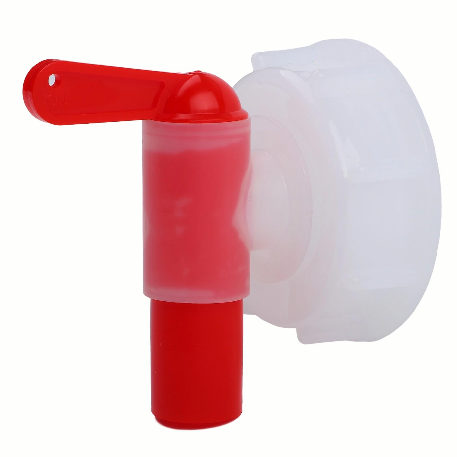 

User Friendly DN61 61mm Plastic Faucet in Red and White for Garden Use 1pc