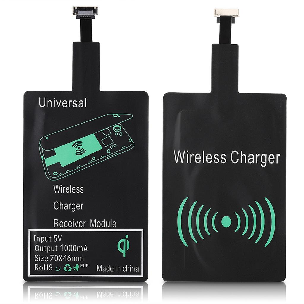 1000mA Charging Current Wireless Charger Receiver >70percent  Conversion Rate Receiver ‑ Micro USB