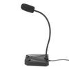Computer Microphone USB RGB Light Adjustable Gooseneck Noise Reduction 360 Degrees USB Microphone for Gaming Meeting
