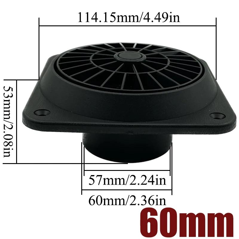 2X 60mm 75mm 90mm Warm Air Vent Outlet Rotatable Air Diesel Heater Conditioner For Car Truck VAN Camper Pipe Outlet Connector