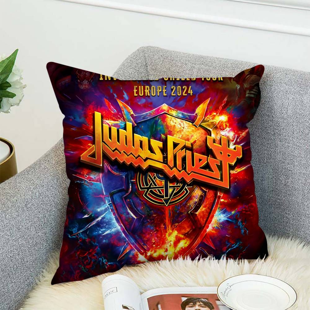 

J-Judas Priests Наволочка Роскошная Двусторонняя Для Автомобильных Подушек 45x45 Чехол для Подушек Дом И Декор Диванная Наволочка 50x50 12x12Inch
