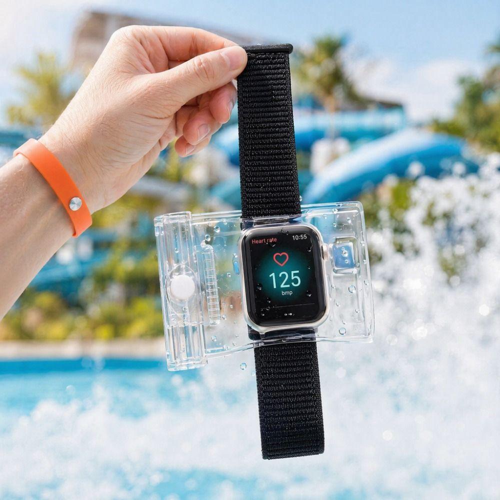 Portable Swim Smartwatch Protector IPX8 Waterproof Children's Watch Seal Bag Drifting
