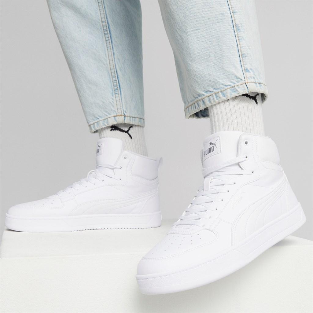 Sneakers unisex mid-top Puma Caven 2.0 classici traspiranti bianchi (392291-02)