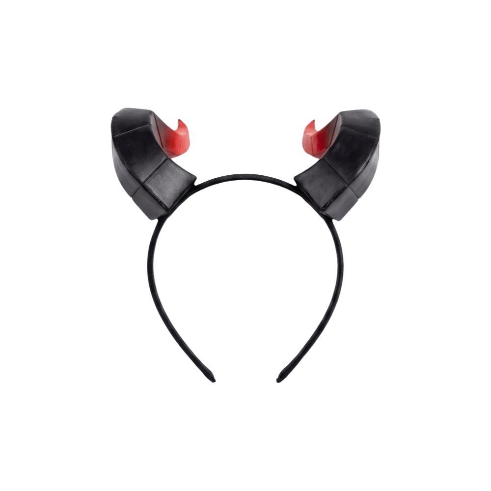 Gothic Ox Horn Headband Dark Style Halloween Headband Cow Horn Hair Hoop Stage Performance
