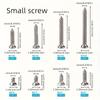 800pcs M2 Self Tapping Phillips Screws Assortment Kit 5 Sizes Alloy Steel Cross Drive Flat Head Self Drilling Wood Screws DIY
