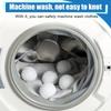 Reusable Laundry Balls 6/1Pcs - Anti-Winding Dryer & Washing Machine Balls - Household Cleaning Tools for Tangle-Free Laundry