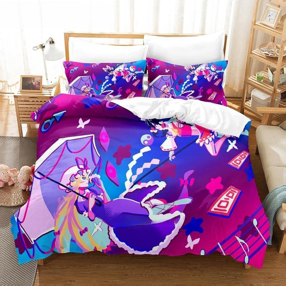 Fashion 3D Print Music Game Muse Dash Bedding Set Single Twin Full Queen King Size Bed Set Adult Kid Bedroom Duvet Cover Sets