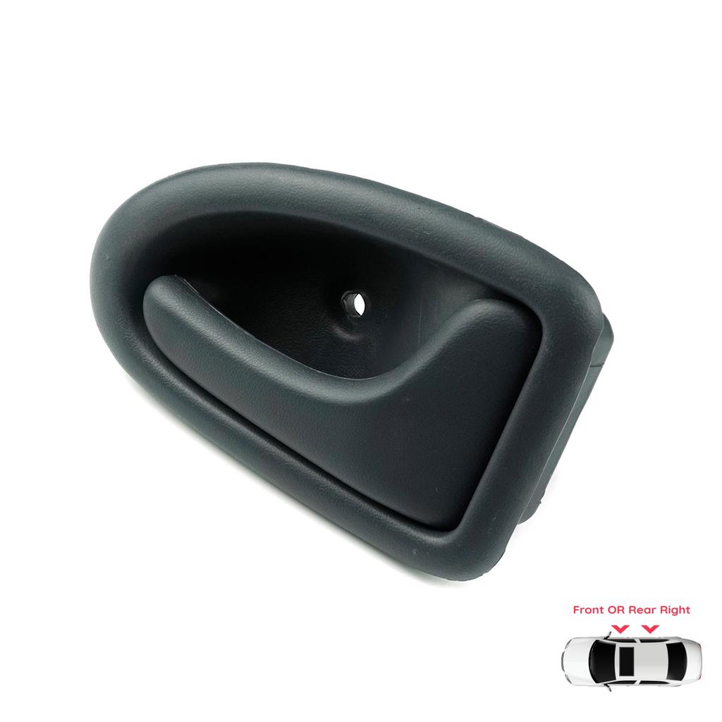 EDP100 Inner Door Handle Right Gray for Renault Clio Trafic Master 2 Scenic Megane 1 Logan 1 Movano A Interstar Primastar Daily