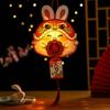 Cartoon Mid-Autumn Rabbit Lantern Chinese Style LED Lantern Toys  Good Luck Gift