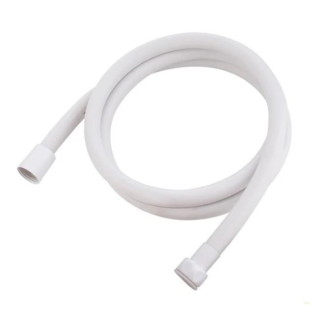 Golden 1.5M PVC High Pressure Shower Hose Flexible Shower Tube for Bathroom Shower Head Silver Black Bath Shower Hose Accessorie