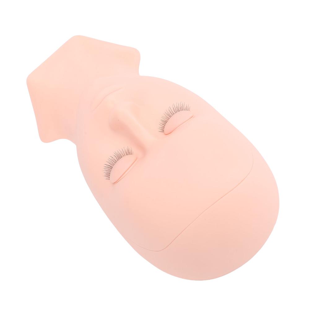 Lash Mannequin Head Silicone Removable Eyelid Realistic Multipurpose Makeup Practice Mannequin Head