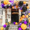 Halloween Balloon Arch Set Halloween Balloon Party Background Decoration Aluminum Film Latex Balloon Set