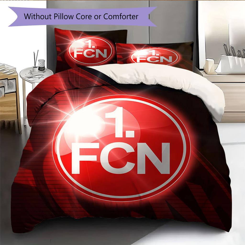 FCN log Bedding Quilt Set Quilt Cover Pillowcase Home Decoration Birthday Gift (1 * duvet cover + 2 * pillowcase, without core)