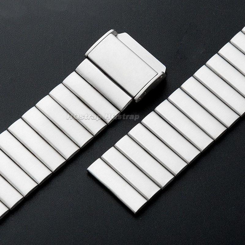 20mm 22mm Stainless Steel Watchband Quick Release Metal Watch Strap Black Silver Rose Gold Replacement Bracelet for Men Woman