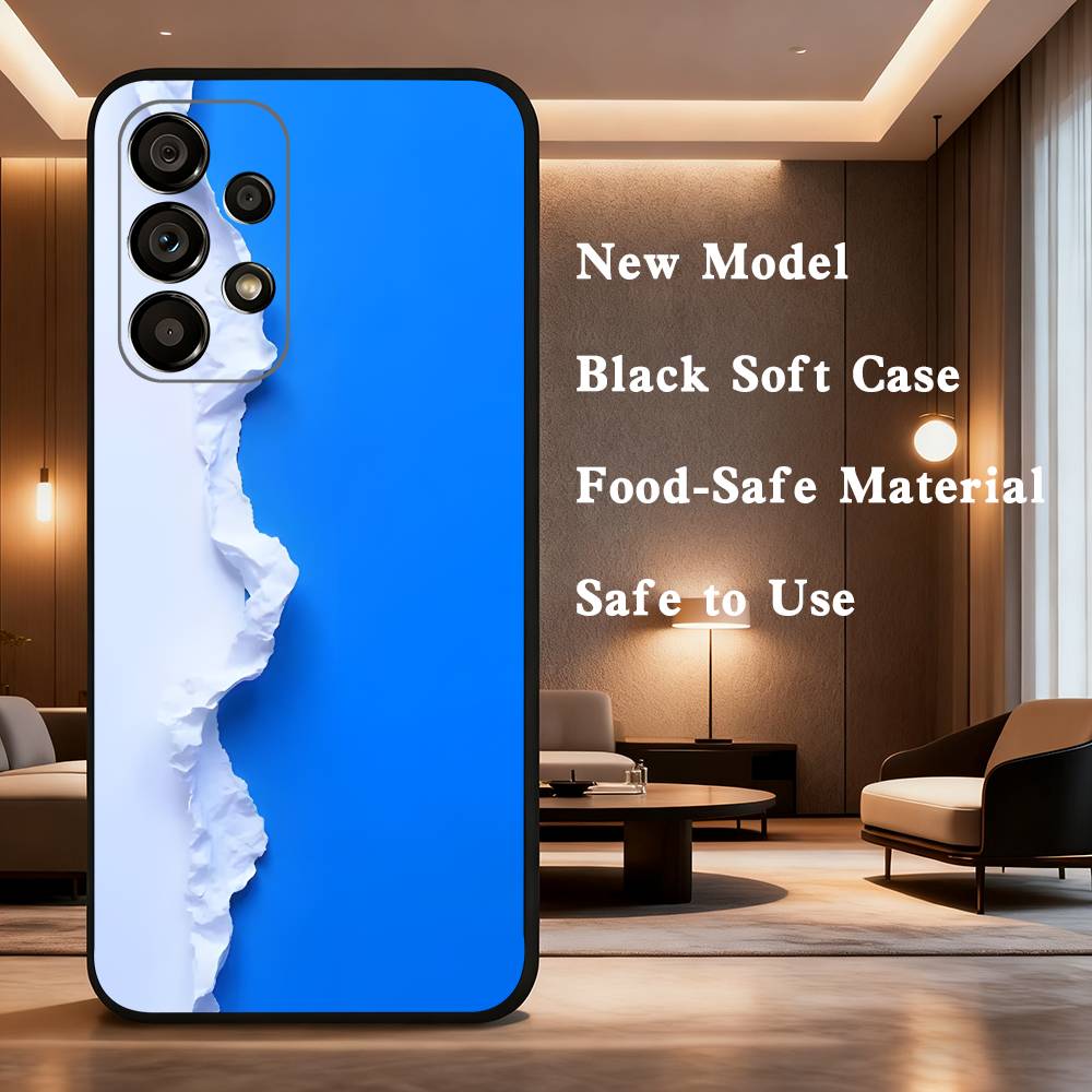 

3D Skin Wrap pattern Phone Case For Samsung Galaxy A73,31,32,72,41,53,52,71,22,5G,Note,J7,8,9 Soft Black Cover SamsungA22 4G