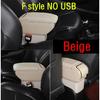 Car Armrest For Suzuki Sx4 Armrest Box 2007-2013 Center Centre Console Storage Box Armrest with USB 2008 2009 2010 2011 2012