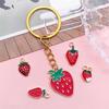 Strawberry Fruit DIY Korean Jewelry: Cute 3D Mini Pendant for Bracelets