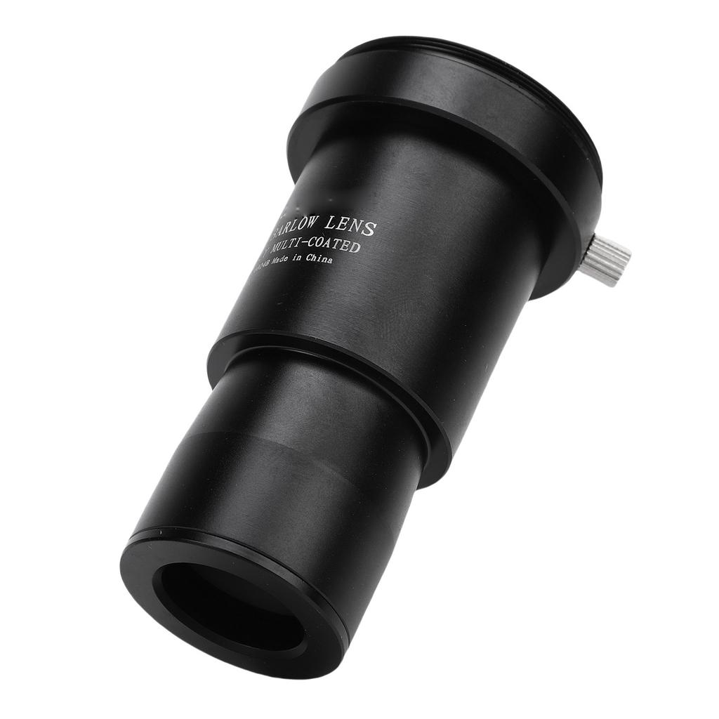 1,25 Zoll 5x Barlowlinse Optisches Glas Vollmetall Barlowlinse für Astronomisches Teleskop Zubehör