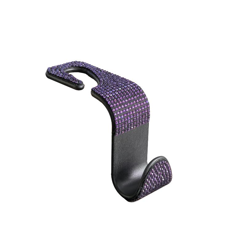 2PCs Car Seat Back Hooks Bling Universal Hanger Holder for Organizing Backseat in Any Vehicle