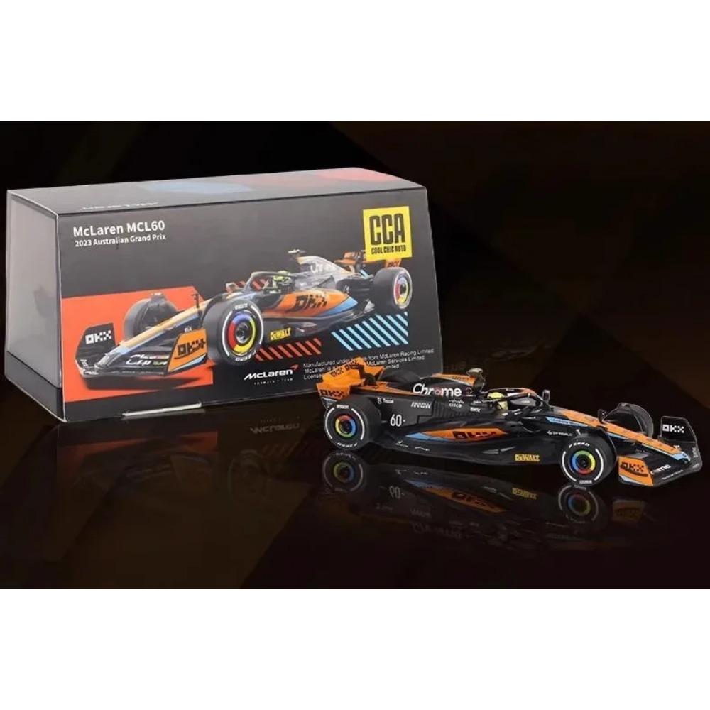 1/43 Scale 2023 McLaren F1 Team MCL60 Australian Grand Prix 4# 81# Alloy Diecast Car Model Children's Toy Car Collectibles Gift Friend