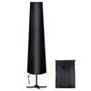 Straight Parasol Cover 183 Cm (top 25 Cm / Bottom 35 Cm) 210D Oxford - Black, All Seasons with Storage Bag