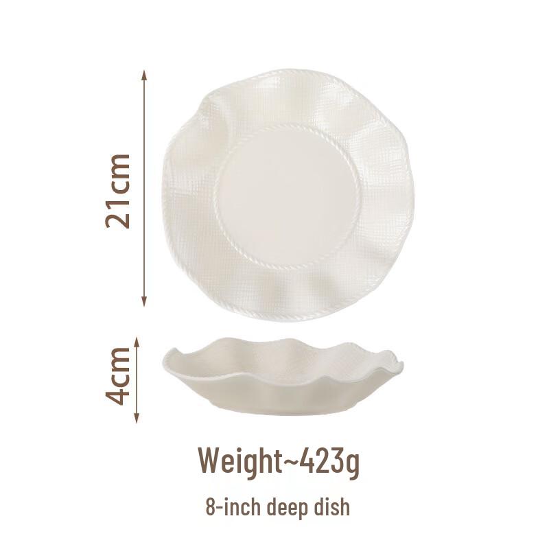 Zhi Shi Light Luxury Ceramic Dinner Plates