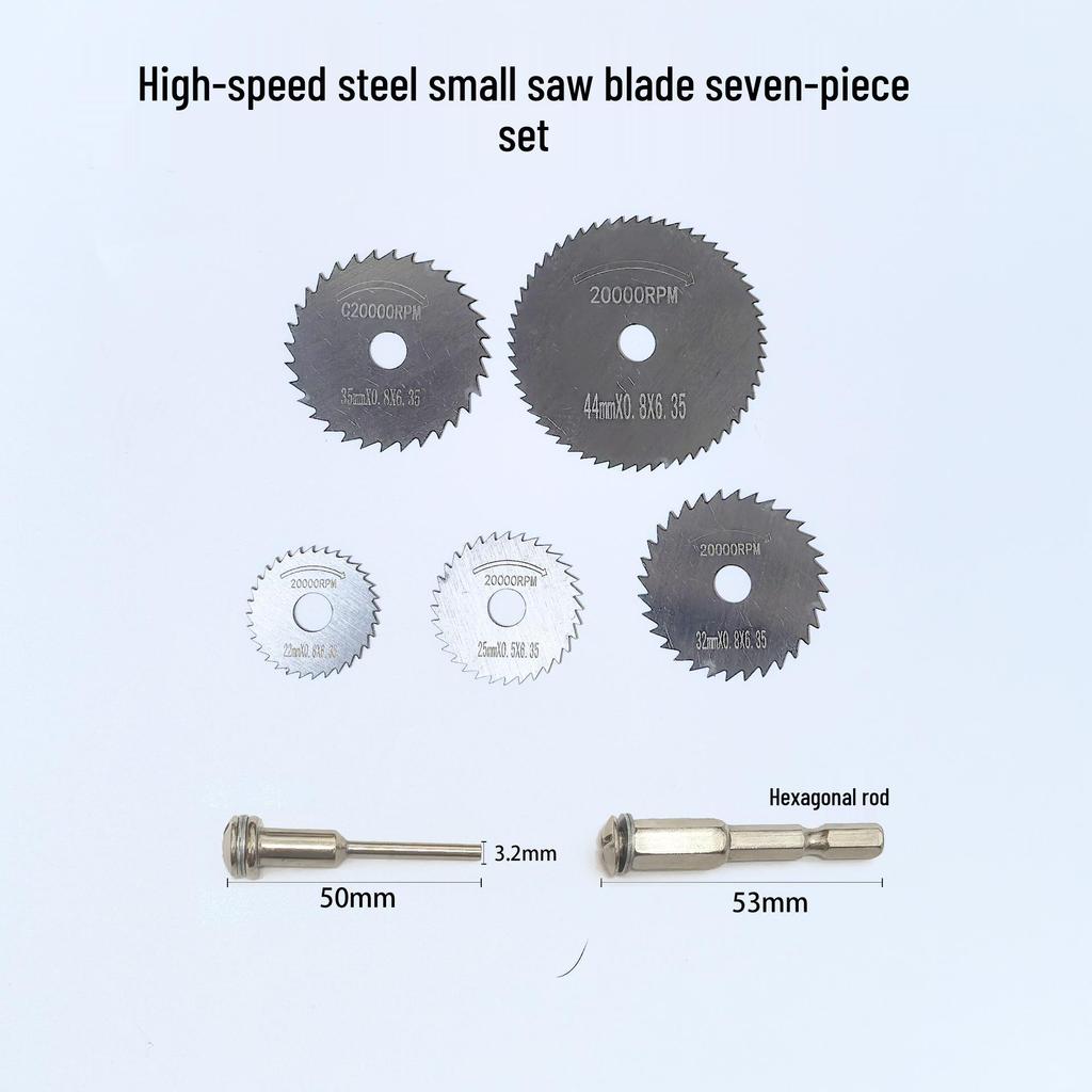 High-Speed Steel Circular Saw Blade for Handheld Drill & Electric Grinder (Wood, Plastic, Metal)