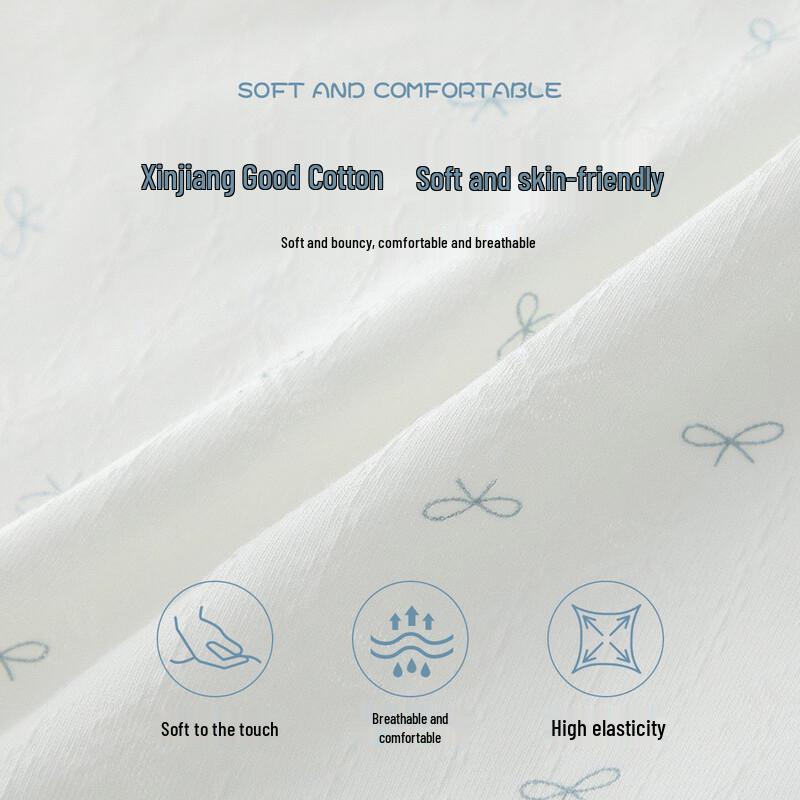 Urban Beauty Women's 2025 Mid-Waist Pure Cotton Briefs with Silk Crotch