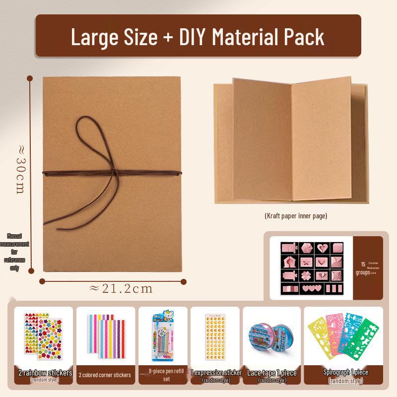Acrylic Creative Photo Album & Planner: Loose-Leaf Book, Gift for Birthday, Graduation, Memorial, Collage, and Artwork.