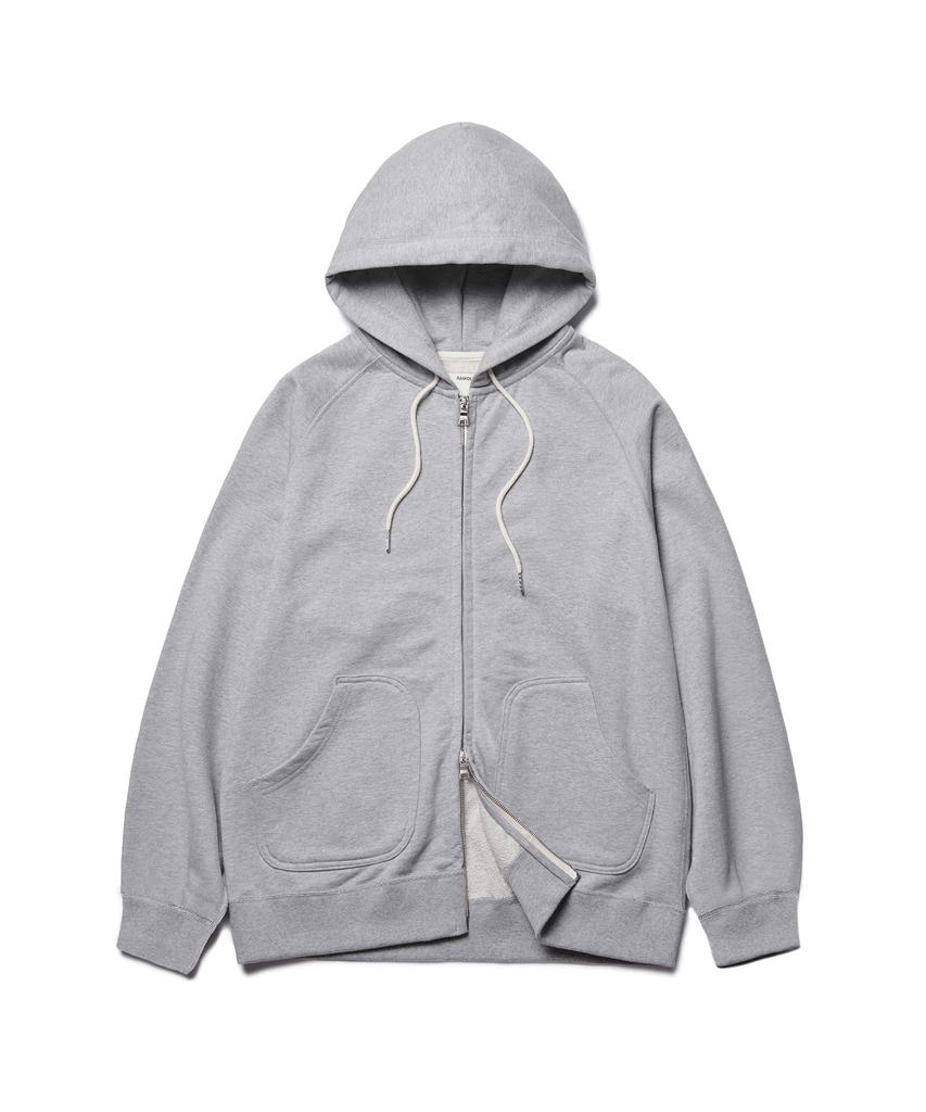 Ramolin Fort Zip-Up Hoodie Heather Gray