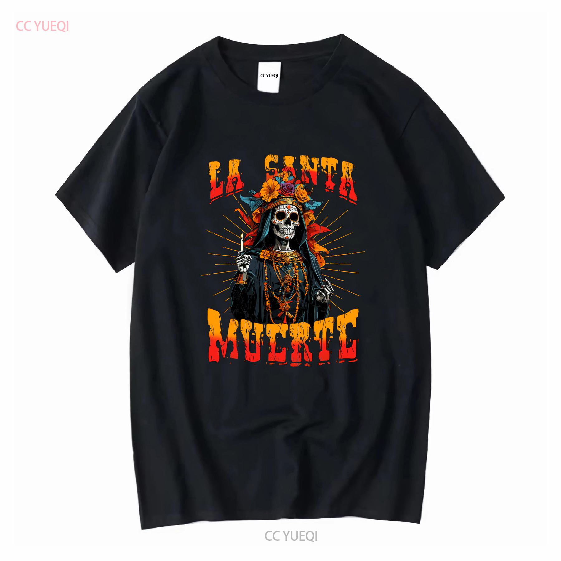 

NEW LIMITED La Santa Muerte Sugar Skull Catrina Cinco De Mayo T Shirt S 5XL vintage Washed Comfortable Stylish streetwear Soft 4XL